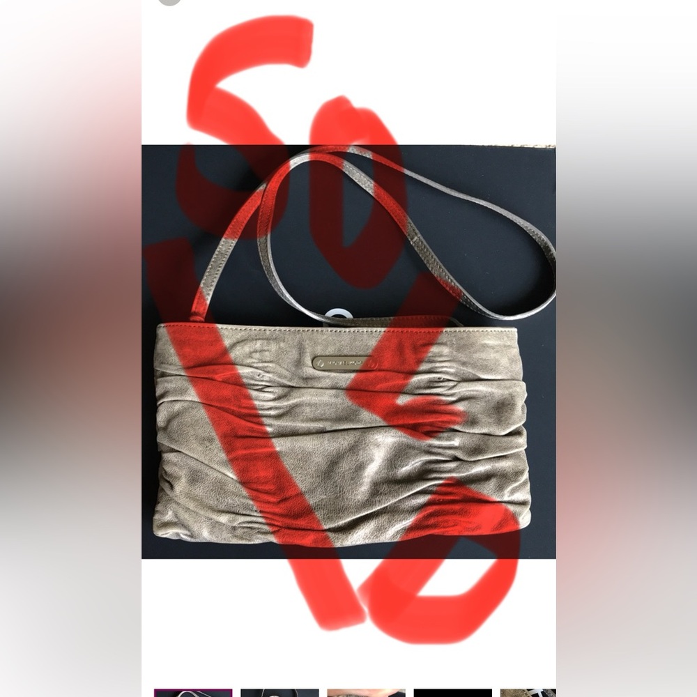 Michael kors leather shoulder bag